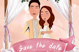 create faceless cards , stickers and portraits