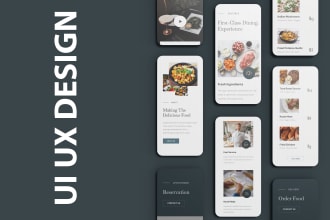 do website, dashboard, or mobile app UI UX design