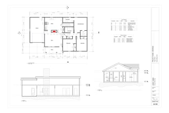 draw architectural 2d floor plan, house plans in cad revit