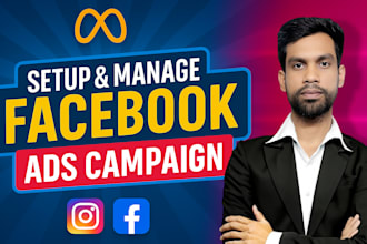setup and manage facebook meta ads campaign and instagram ads for your business