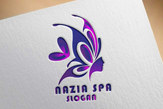 design feminine, beauty, cosmetic, spa, signature logo or branding kit