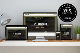 design a retail store website on wix studio