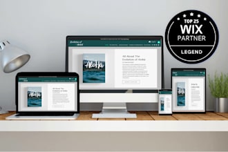 design book launch websites on wix studio