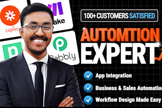 be your integration and automation expert for zapier, integromat, and pipedream