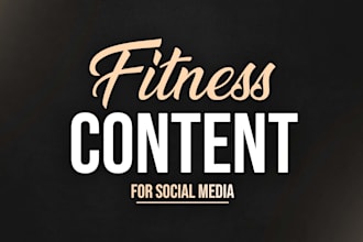 manage your fitness brand and create content for it