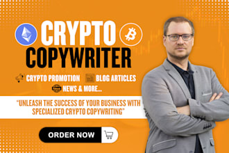 provide professional crypto copywriting and crypto promotion
