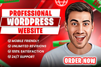 design, redesign, build , rebuild, clone, fix, edit or revamp wordpress website
