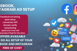 set up a facebook ad campaign instagram ad or pixel setup