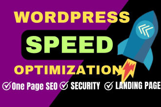 wordpress speed optimization and woocommerce  speed optimize