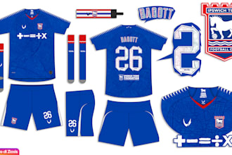 make 2d mockup or redraw your jersey