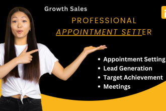 be your b2b professional appointment setter