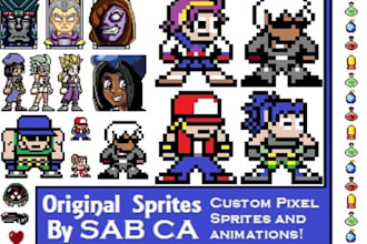 create a simple pixel animation for you