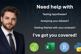 do statistical analysis for you in r studio, jasp and python