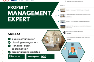 manage your airbnb property listing and guest communication