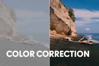 do color grading and color correction for any video