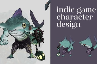 do character designs for your indie game