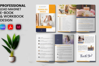 design pdf lead magnet design, ebook, pdfs and workbook