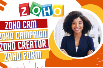 setup your zoho CRM zoho books zoho campaign zoho creator and zoho form