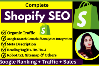 advanced shopify SEO expert to your store more sales organic google ranking