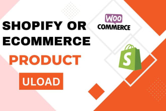 upload import or add product listing for ecommerce and shopify store