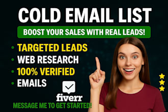 build cold calling and cold emailing list