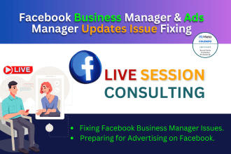 fix issues or set facebook ad account and business manager