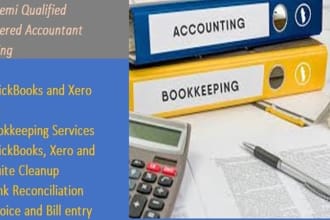 do setup, cleanup, bookkeeping and reconciliation in quickbooks and netsuite
