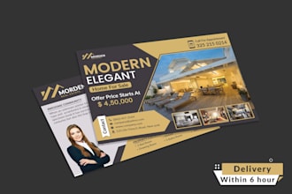 create business promotional postcard design for any occasion