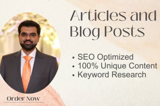 write engaging articles and blog post content for you