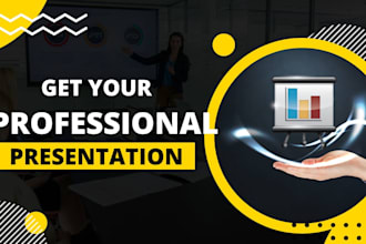 write and design professional pitch desk presentation