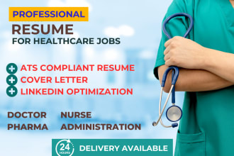 write nursing, medical, pharmaceutical, healthcare resume CV