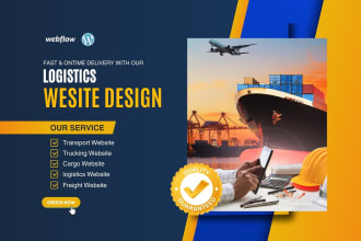 build a transport and logistics website