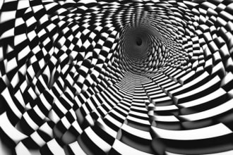 create optical illusion design
