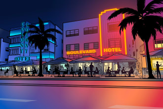 draw the important urban structures of your city