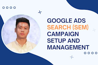 setup and manage your google ads PPC search campaign