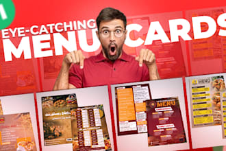 design digital menus, restaurant menu boards, spa menus, and price lists
