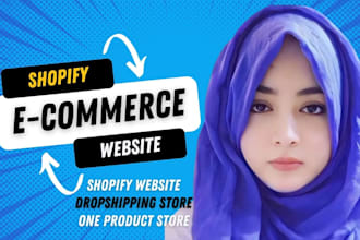 create shopify dropshipping store shopify website and single product store