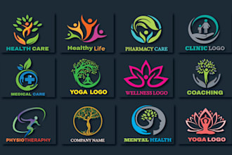 do unique mental health pharmacy wellness yoga clinic fitness and coaching logo