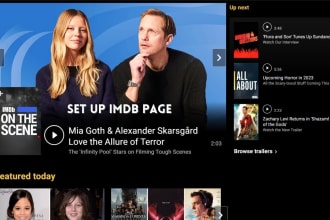 create an impressive imdb page for you