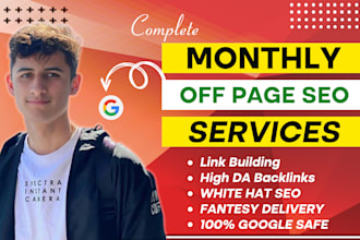 do unique monthly off page SEO with high authority buy backlinks site traffic