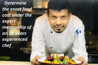 develop a food costing recipe calculation ready to use excel spreadsheet