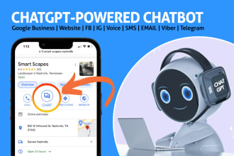 build chatgpt powered chatbot for google business, website and social media