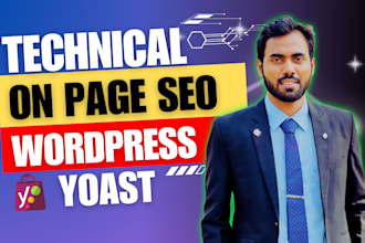 advanced wordpress on page yoast seo optimization, website onpage technical fix