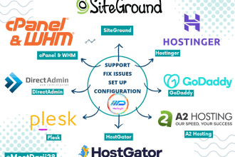 fix hosting issues, cpanel whm plesk hostinger godaddy siteground directadmin