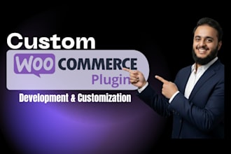 develop or fix custom wordpress plugin or woocommerce plugin