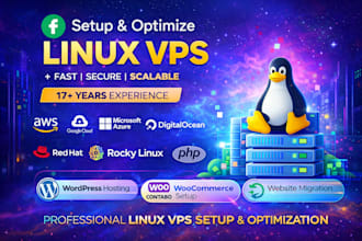 install and optimize wordpress on linux vps AWS, google cloud, hetzner, contabo