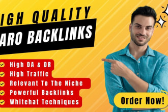 secure niche relevant high da, DR quality haro backlinks from pitches