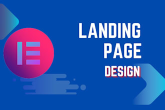 create a wordpress landing page using elementor pro