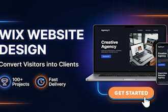 create a responsive wix website design or redesign your wix site