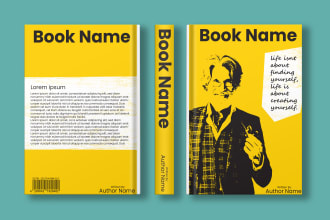 design minimalist book cover with free 3d mockup in 24 hours